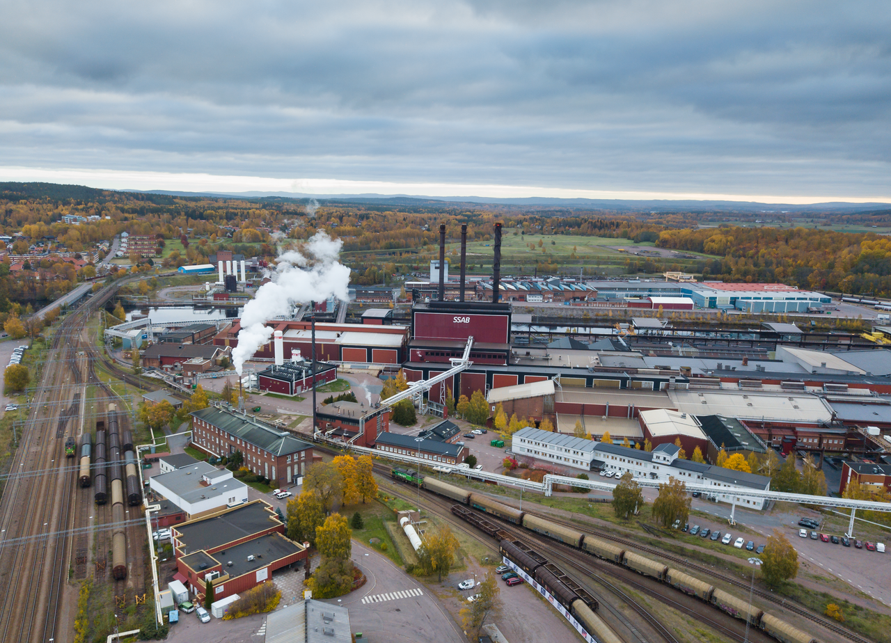 SSAB' S Mill In Borlänge, Sweden